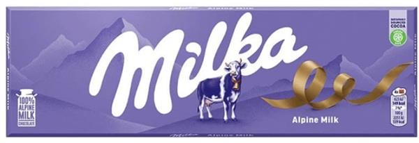 Шоколад молочний Milka Alpine Milk 250 г