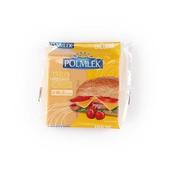Сир плавлений Cheddar Polmlek 130 г