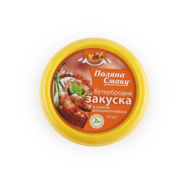 Намазка бутербродна Домашня ковбаса Поляна Смаку 100 г