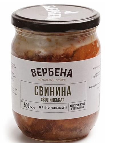 Консерва Свинина Волинська Вербена 500 г