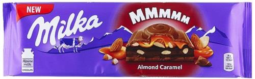 Шоколад молочний Milka Мигдаль-Карамель 300 г
