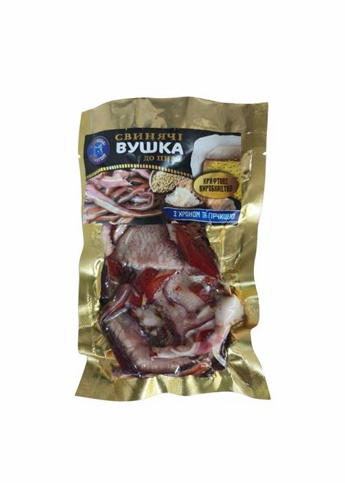 Вушка Зі смаком Хрін та гірчиця Домашнє нарізка 100 г