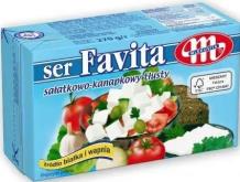 Сир м'який фета Favita 18% Mlekovita 270 г